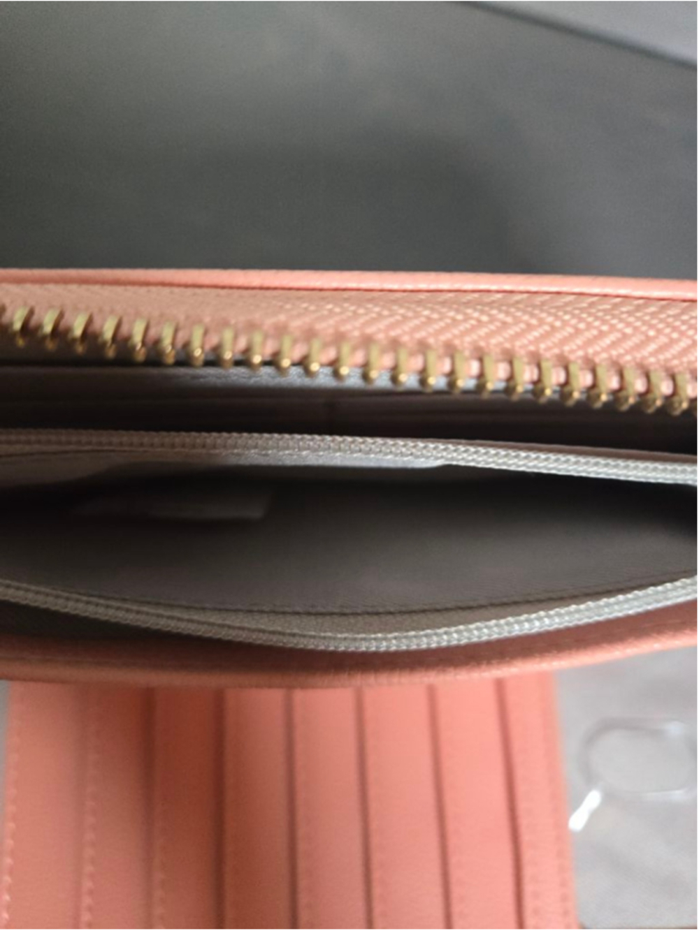 Women's Thirty-One Peach Zip-Around Wallet One Size - Picture 10 of 11